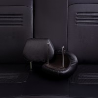 Авточехлы «Lord Auto Турин Экокожа» Ford Kuga ll 01.2011-10.2019 г.в., раздельная задняя спинка и сиденье (C520 кроссовер 5 дверей, чёрный/чёрный)