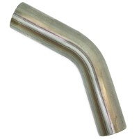 Труба гнутая Ø43, угол 45°, длина 210 мм (сталь)