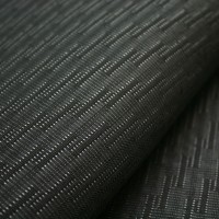 Жаккард «Штрих» на поролоне (черный, ширина 1,5 м., толщина 4 мм.) клеевое триплирование