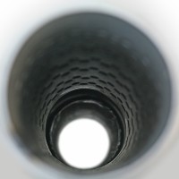 Резонатор «belais» круглый Ø100 мм, c камерой длина 300 мм, труба Ø55 мм (нержавеющая сталь)